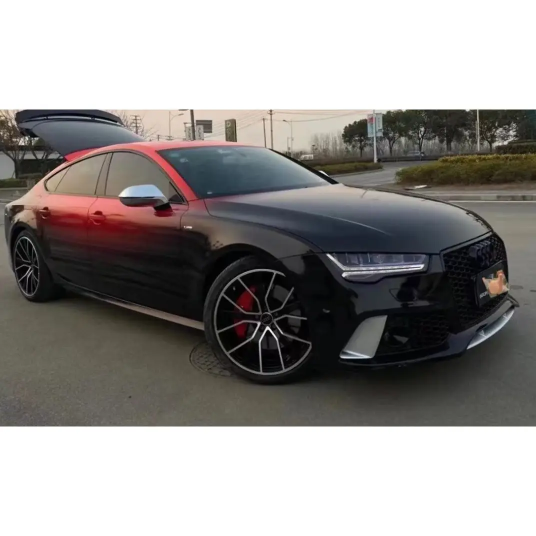 Auto body system For Audi A7 S7 To RS7 Style Front Bumper With grill grille PP Material 2016-2018 car parts