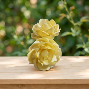 Fleurs artificielles en bois de Sola blanc de Thaïlande de 8 cm, écologiques, pour diffuseurs de parfum, en vrac, pour mariages et Saint-Valentin en intérieur - Product Image 2