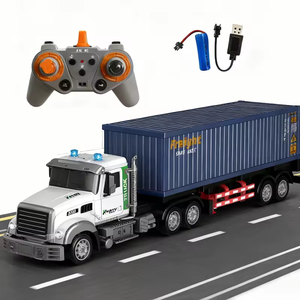 Camion porte-conteneurs télécommandé EPT 1:12 échelle 9 canaux 2.4G avec lumières et musique - Product Image 1