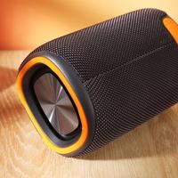 Speaker Nirkabel Portabel TG464 Versi BT 5.3 True Wireless Stereo LED Satu Warna Pengisian Daya USB Plastik Luar Ruangan