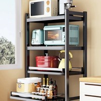 Étagère de rangement multi-niveaux robuste, organisateur de cuisine multi-usages pour la maison