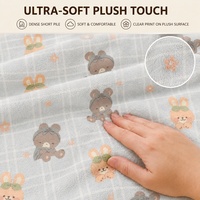 Tissu Minky en Gros, Impression Numérique Personnalisée, Haute Résistance des Couleurs, 100% Polyester, Idéal pour les Couvertures