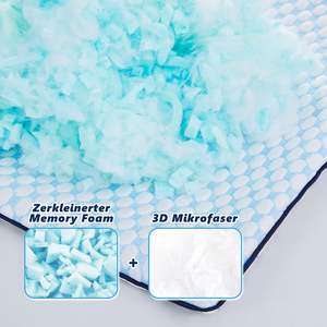 Almohada de soporte para el cuello 50X70cm ergonómica con acolchado ajustable almohada ortopédica para el dolor de cuello con funda lavable - Product Image 3