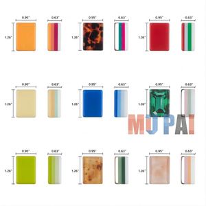 Jeu de Mahjong à bords arrondis, design américain, sécurité garantie, sans coins vifs, jeu de table interactif familial pour tous les âges - Product Image 2