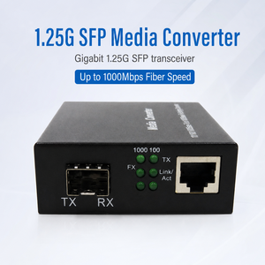 Convertidor <span class=keywords><strong>de</strong></span> <span class=keywords><strong>Medios</strong></span> SFP Gigabit <span class=keywords><strong>de</strong></span> Escritorio SunSoont, Unidad <span class=keywords><strong>de</strong></span> Conversión <span class=keywords><strong>de</strong></span> <span class=keywords><strong>Fibra</strong></span> <span class=keywords><strong>Óptica</strong></span> <span class=keywords><strong>a</strong></span> <span class=keywords><strong>Ethernet</strong></span> RJ45 para Proyectos <span class=keywords><strong>de</strong></span> Extensión <span class=keywords><strong>de</strong></span> Señal <span class=keywords><strong>de</strong></span> Red - Product Image 2