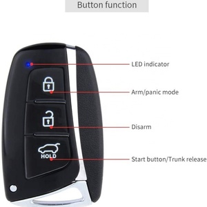 EASYGUARD EC002-hy <b>Push</b> Start Stop Remoter Engine Start Auto Passive Keyless Entry PKE <b>Car</b> Alarm NFC Lock Unlock - Product Image 3