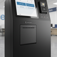 Printer Panel Termal EP-385C 80mm dengan Pemotong Otomatis Gulungan Kertas Besar untuk Kios Tiket Antrian Layanan Mandiri