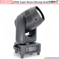 Projecteur de scène LED GBR-B295 295W à tête mobile avec 16/20 canaux DMX et angle de faisceau de 2 degrés