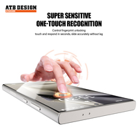 ATB Verre Trempé Ultra-mince 0.18mm Film De Téléphone Portable Anti-SPY Protecteur D'écran pour Samsung S24