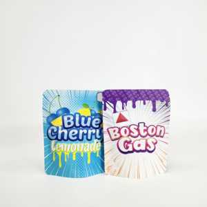 Wholesale Custom Logo Mylar <b>Bags</b> Smell Proof Stand Up <b>Zip</b> Lock Pouch Food Grade Packaging for Candy and Gummy Products - Product Image 2
