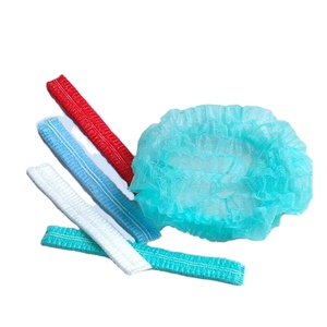 Cubierta de cabeza <span class=keywords><strong>el</strong></span>ástica simple o doble de 24 pulgadas <span class=keywords><strong>para</strong></span> servicio de comida, <span class=keywords><strong>cocina</strong></span>, <span class=keywords><strong>redecilla</strong></span> bouffant plisada <span class=keywords><strong>para</strong></span> habitación limpia - Product Image 1
