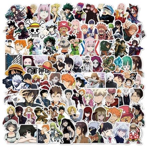 50 styles, 100 autocollants d'anime Goku, Luffy, Demon Slayer, Jujutsu Kaisen, Academia, Blue Locks, Uzumaki, Frieren - Product Image 4