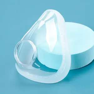 Mascarilla facial de silicona Oral-nasal CPAP para máquina de respiración automática BiPAP accesorios CPAP ajustables