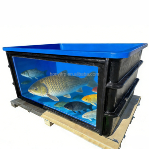 Bassin de pisciculture multifonctionnel en fibre de verre, grande cuve pour poissons, filtre pour étang, qualité industrielle, forme personnalisée, aquaculture, élevage de poissons - Product Image 5