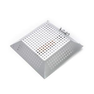 Cesta para Asar de Lujo, Cesta para Asar de Acero Inoxidable con Mango de Madera, Accesorio de Cocina Duradero para Barbacoa, para Parrillas de Carbón y Gas - Product Image 3
