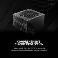 Alimentation électrique MSI MAG A650BN non modulaire compacte 650W, 80+ Bronze, ventilateur silencieux, conception PFC active, en stock