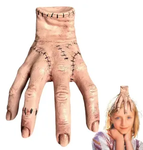Offre Spéciale transfrontalier Halloween Accessoire Décoration Latex Doux Mercredi <span class=keywords><strong>Addams</strong></span> Chose Main - Product Image 1