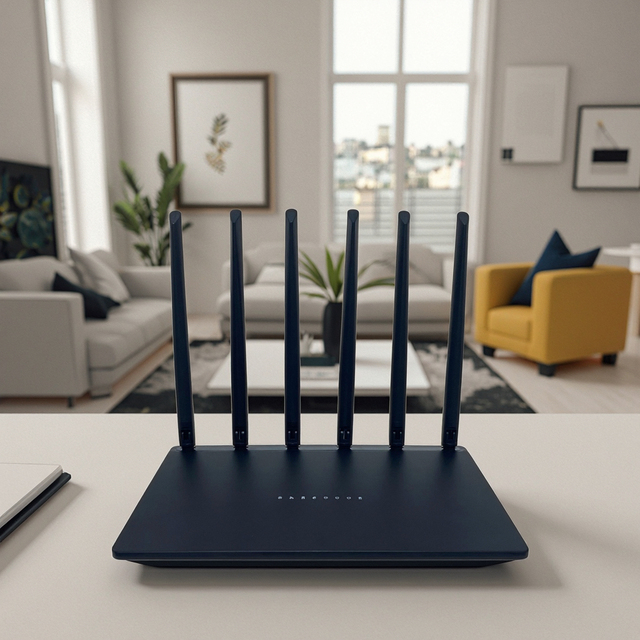 Router Wifi 6 AX3000 Gigabit Dual Band 2.4G 5.8G MU MIMO 5 Antennas High Speed Wireless Router Mesh