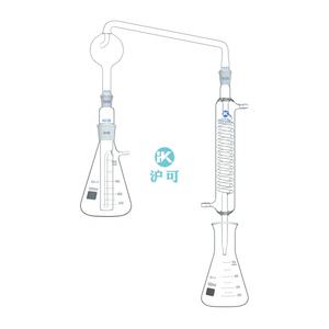 Huke Lab Glassware ácido volátil medição dispositivo único ebulição destilação unidade vapor ainda álcool Tester 1000ml 2000ml - Product Image 1