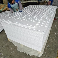 Fabricant OEM Fourniture Pelle Équipement Lourd Antidérapant Protection du Sol Feuille de Plastique PE HDPE Coupe Personnalisée