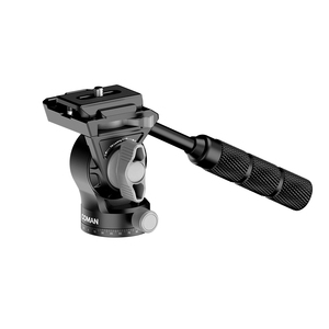 Coman V3 Mini Tripod Head Trọng lượng nhẹ máy ảnh video chất lỏng đầu cho Tripod <span class=keywords><strong>Monopod</strong></span> Arca Swiss nhanh chóng phát hành tấm cho <span class=keywords><strong>DSLR</strong></span> máy ảnh - Product Image 1