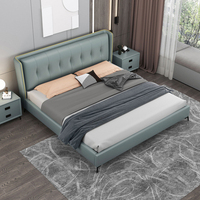 Simplee — lit de loisir moderne avec rangement, couvre-lit en cuir, boîte de lit, meuble de chambre à coucher de qualité supérieure, vente en gros