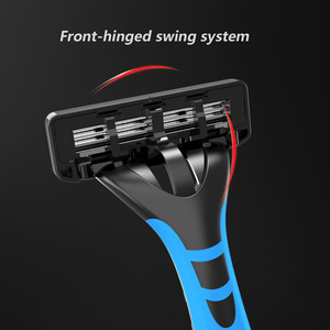 <span class=keywords><strong>Rasoir</strong></span> à Triple lame jetable à <span class=keywords><strong>dos</strong></span> ouvert <span class=keywords><strong>pour</strong></span> hommes, nouveau Design - Product Image 6