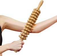 Rouleau de massage en bois pour la thérapie, anti-cellulite, drainage lymphatique, relaxation du corps entier, perte de poids, outils de massage en bois