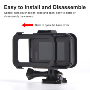 Marco Protector para Cámara de Acción KingMa para <span class=keywords><strong>Gopro</strong></span> <span class=keywords><strong>Hero</strong></span> <span class=keywords><strong>8</strong></span> Black - Product Image 5