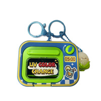 Porte-clés UV changeant de couleur en gros, mini pendentif four, cadeau fantaisie mignon pour étudiants, accessoires pour fêtes d'anniversaire