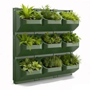 Jardinière murale auto-arrosante facile à installer, plante murale <span class=keywords><strong>verticale</strong></span> d'intérieur, plante vivante <span class=keywords><strong>verticale</strong></span> suspendue, jardinière <span class=keywords><strong>verticale</strong></span> - Product Image 2