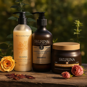 Set di Shampoo e Balsamo Personalizzato all'Ingrosso con Logo, Naturale, Senza Solfati, Anti-Caduta <span class=keywords><strong>per</strong></span> Uomini e Donne - Product Image 1