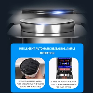 Electric Three-Second Speed Milk <b>Tea</b> Cup Sealing <b>Machine</b> Safe Counting Features for Hot & Cold Beverages Bottle Packaging - Product Image 5
