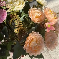 Bunga Sutra Buatan Grosir 6 Warna Gerbera Daisy Dekorasi Lorong Pernikahan Dekorasi Langit-Langit Dapat Digunakan Kembali Tidak Luntur Hari Ibu