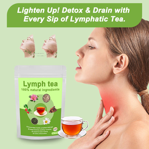 Té Desintoxicante Linfático Natural Sin Cafeína, Mezcla de Raíz de Malvavisco y <span class=keywords><strong>Manzanilla</strong></span> para la Purificación Corporal - Product Image 1