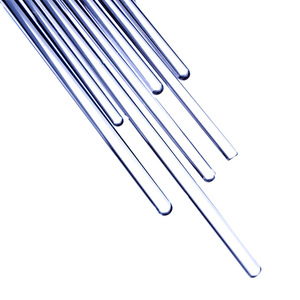 Varilla agitadora de vidrio de borosilicato YINYUEBIO, varilla de vidrio de laboratorio resistente a altas temperaturas de 100 mm para enseñanza e investigación - Product Image 1