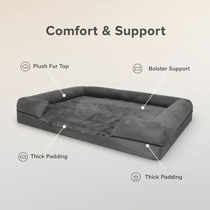 <span class=keywords><strong>Cama</strong></span> para Perros de Alta Calidad, Lavable, Transpirable, Tipo Sofá, <span class=keywords><strong>Nido</strong></span> para Mascotas, <span class=keywords><strong>Cama</strong></span> Rectangular Grande y Cómoda para Descanso y Sueño - Product Image 6