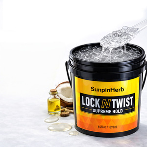 Gel coiffant pour tresses et locs, tenue extra forte, sans résidus, marque privée, fabricant OEM, fournisseur en gros - Product Image 1