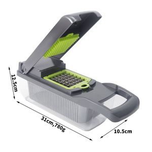 Wholesale Kitchen Accessories 14 in 1 Food Cutter Vegetable Cutter Multifunctional Carrot Potato Onion Vegetable Slicer - Product Image 3