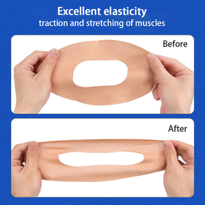 Plester pelindung otot untuk olahraga pra potongan, pita kinesiologi katun elastis hipoalergenik untuk menghilangkan nyeri lutut - Product Image 5