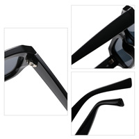 Lunettes de soleil rétro à monture petite effet écaille de tortue, unisexe, carrées, protection UV, nouvelle collection, prix de gros