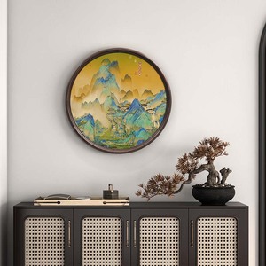 <span class=keywords><strong>ภาพ</strong></span>วาดทิวทัศน์พันไมล์ <span class=keywords><strong>ภาพ</strong></span>นิ่ง สไตล์โบราณ ทำจากทองเหลือง เหมาะสำหรับตกแต่งห้องนั่งเล่น โถงทางเข้า กรอบรูป ศิลปะติดผนัง - Product Image 3