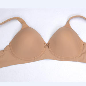 Fabricante de alta calidad Thin Push up Push-Up Wide Strap Traceless Wireless and Pad Less Women Bra para Fat Plus Size Big Breast - Product Image 4