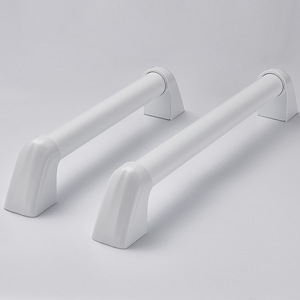 Barre d'appui Weiyue en acier inoxydable 304 blanc, 1 cm, en forme de L, pour salle de bain, toilettes, douche, support de sécurité - Product Image 5