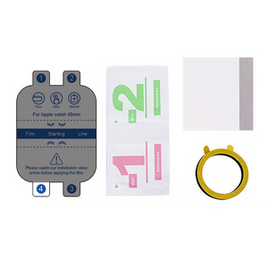 Installare la pellicola di idrogel 38/40/41mm per Apple <span class=keywords><strong>I</strong></span> <span class=keywords><strong>Watch</strong></span> <span class=keywords><strong>Ultra</strong></span> 10/9/8/7/6/SE 42/44/45/49mm proteggi schermo antigraffio morbido - Product Image 2