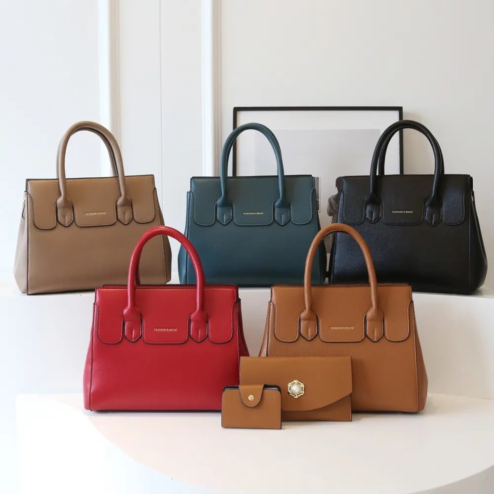 factory direct sale latest design Luxury beautiful PU leather ladies crossbody handbags