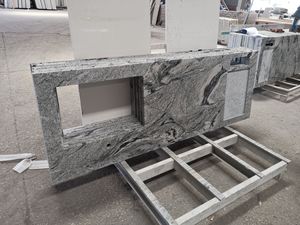 ナチュラル子爵御影石グレーキッチンバーカウンターアイランドトップランドリーワークトップバスルームバニティベイスンベンチトップ - Product Image 6