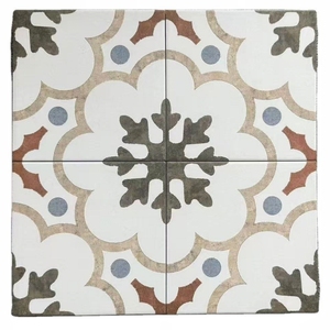 Piastrelle Vintage con Texture Floreale e Vegetale, Lucidate per Pavimenti Interni, <span class=keywords><strong>Cucina</strong></span>, Bagno e Rivestimenti Murali - Product Image 1