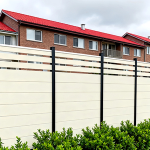 גדר פרטיות לחצר חיצונית, פאנלים מרוכבים WPC לגדר גינה עם מראה עץ טבעי, פתרון עמיד וקל לתחזוקה - Product Image 5