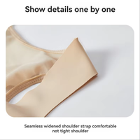 Soutien-gorge de Correction Posturale Sans Coutures, Dos en X, Soutien pour Dos Courbé, Invisible, Respirant, Boucle Avant pour Femme, Vente en Gros Usine, Logo Personnalisé